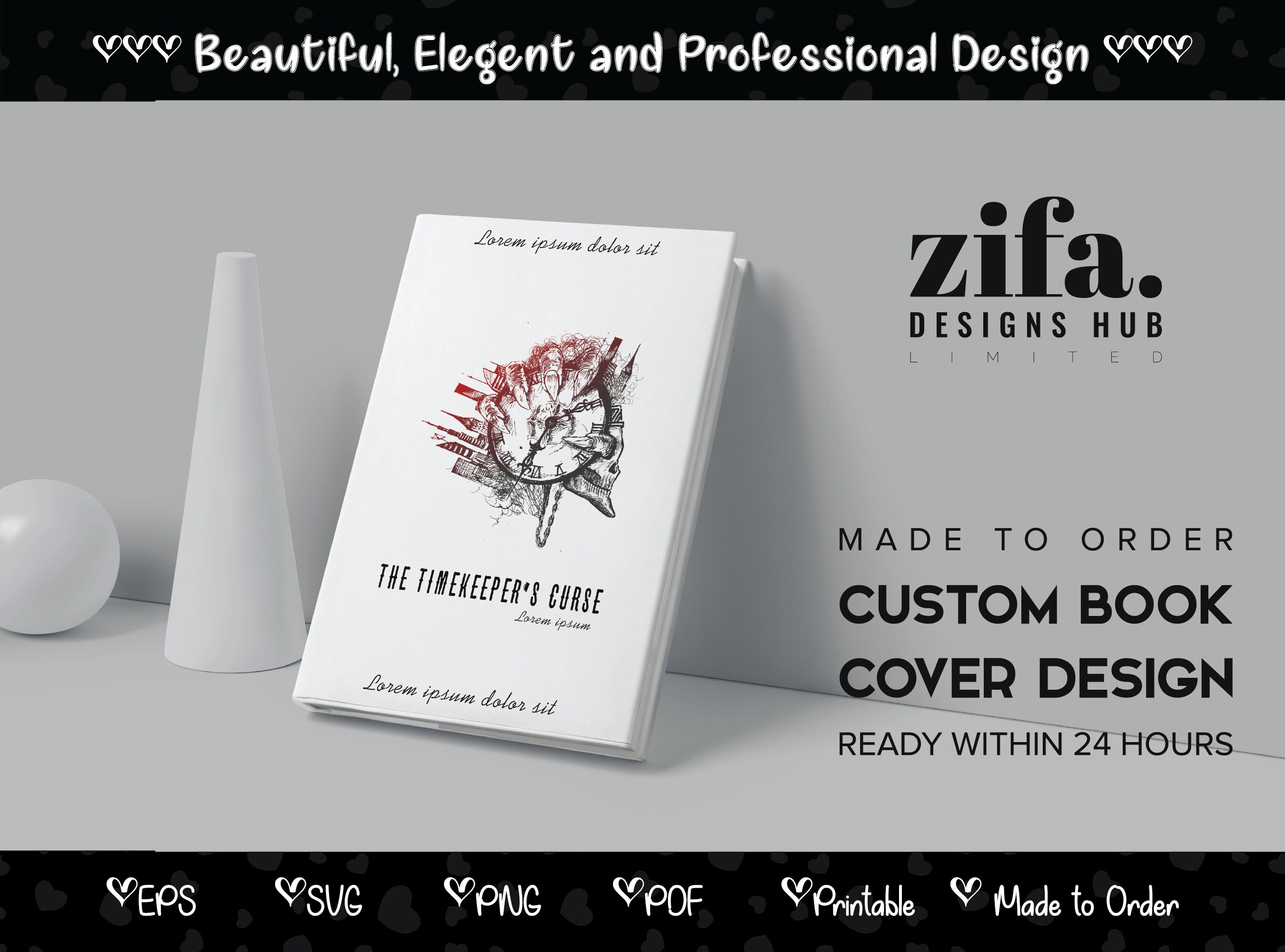 Custom Book Cover Design, Custom Ebook Cover Design, Custom Book