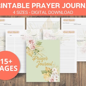 Gratitude Journal Printable, Daily Gratitude Journal, Positive ...