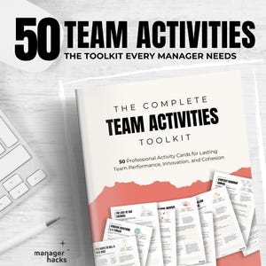 De complete set teambuildingactiviteiten: 50 kaarten om prestaties, innovatie en samenwerking te stimuleren | Teamoefeningen | Workshops
