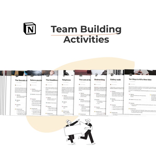 Team Activities Box - 30+ ideas for better team collaboration, decision making and problem solving