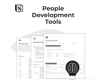 Pacote Notion | 3 modelos para desenvolvimento de habilidades de funcionários