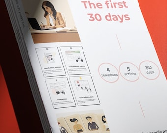 Os primeiros 30 dias para novos gerentes | Kit prático e modelos de noções para impulsionar a liderança