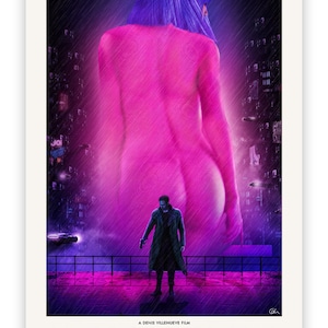 Impresión de póster de ilustraciones personalizadas de Blade Runner 2049