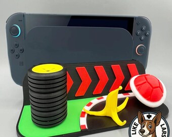 Mount suitable for Nintendo Switch 2 Dock Racing Look Fan Accessory Console Game Holder