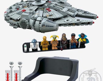 Wall mount suitable for LEGO Star Wars Millennium Falcon 75257 75105 Holder Display Wall Mount