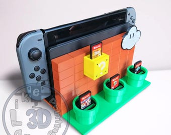 Mount suitable for Nintendo Switch Mario Dock Crystal Station console game holder stand presentation collection gaming