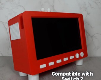 MINI TV Dock compatible with Nintendo Switch 2 console, game holder, mount, stand