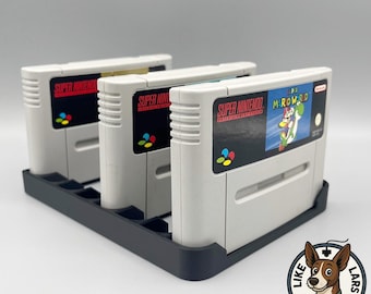 Game holder suitable for Super Nintendo SNES - stand games stand display