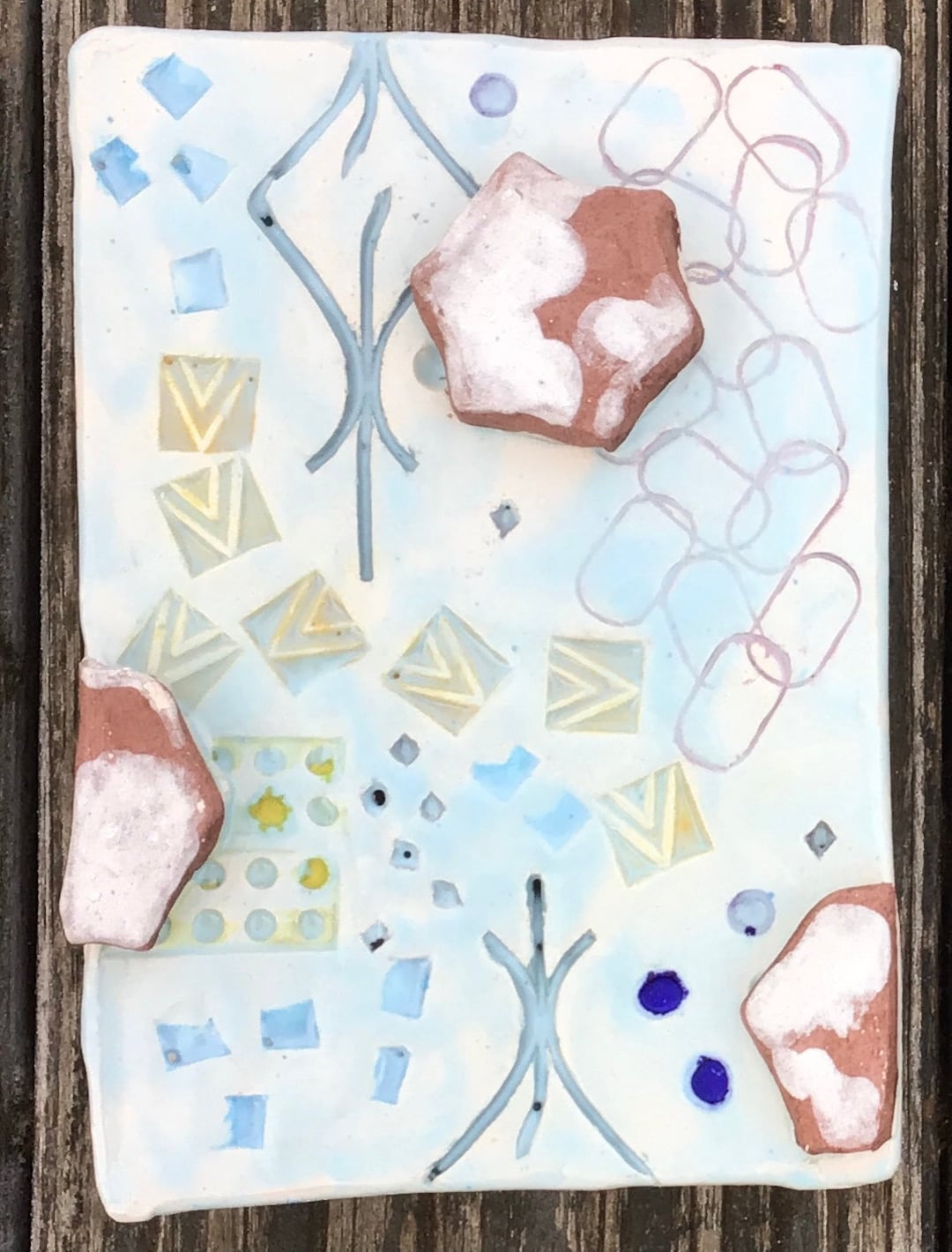 Curated visual reference: Picture Idea: Textured Ceramic Wall Art