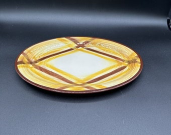 Vernonware Organdie Small Oval Serving Dish, Handpainted USA