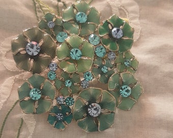 Broche fleur vintage