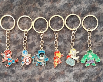 super hero keychains