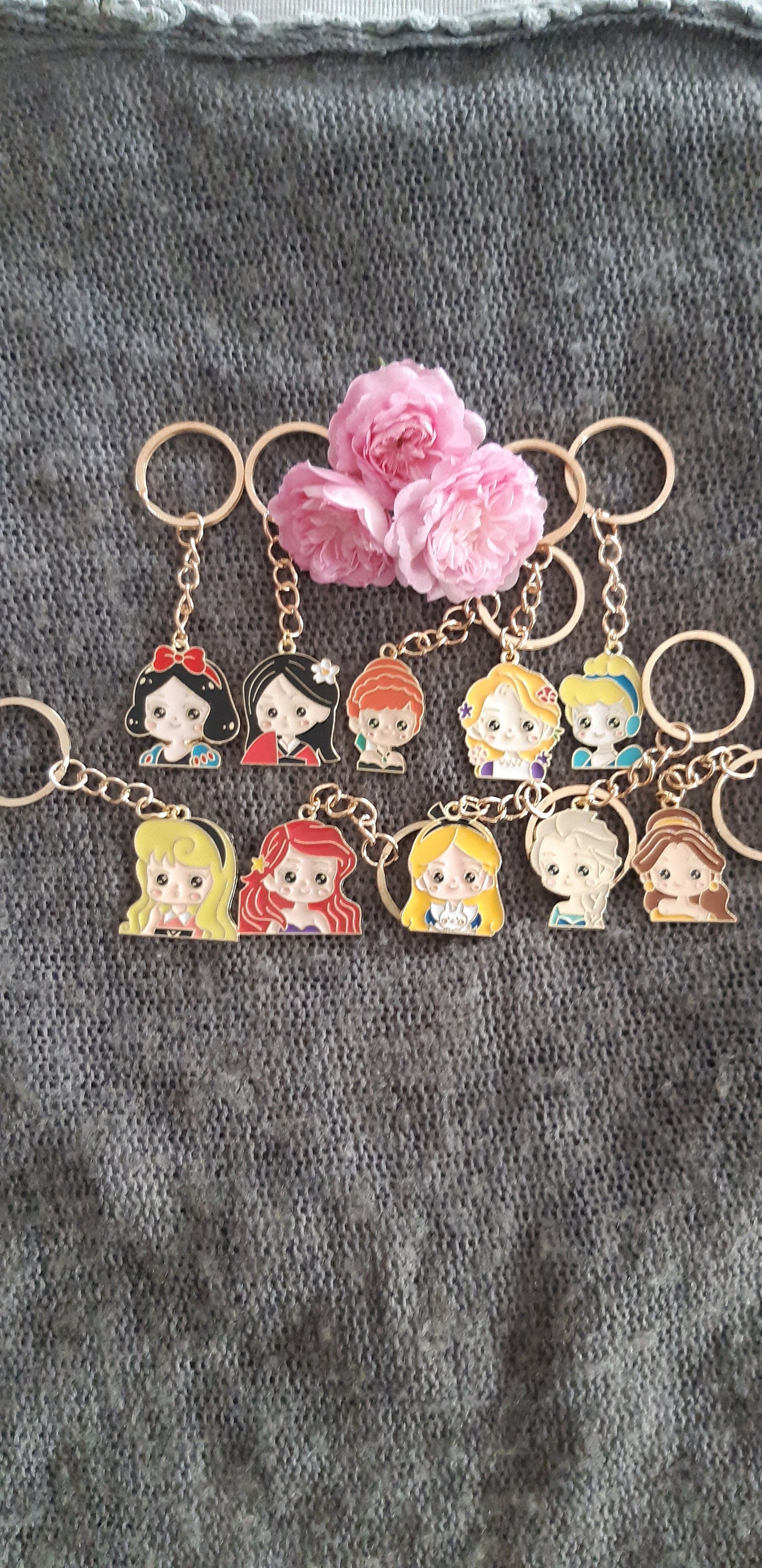 Princess Key Rings - Etsy