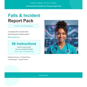 AI Falls Incident Report Prompt Pack for Nurses & Care Managers | Clinical Documentation Template