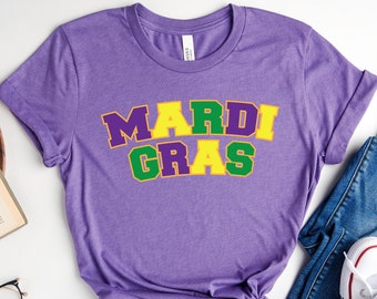 Mardi Gras Celebration Tee, Mardi Gras Shirt Women,New Orleans Shirt, Fat Tuesday Shirt, Funny Carnival Tee, Cute Festival Shirt