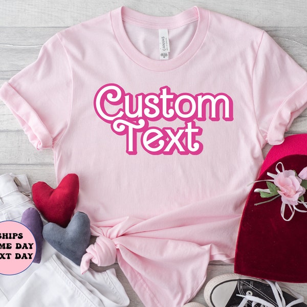 Custom Name Doll Baby Girl Birthday Shirt, Personalized Birthday Party Shirt, Custom Party Girls Shirt For Besties,Custom Doll Birthday Gift