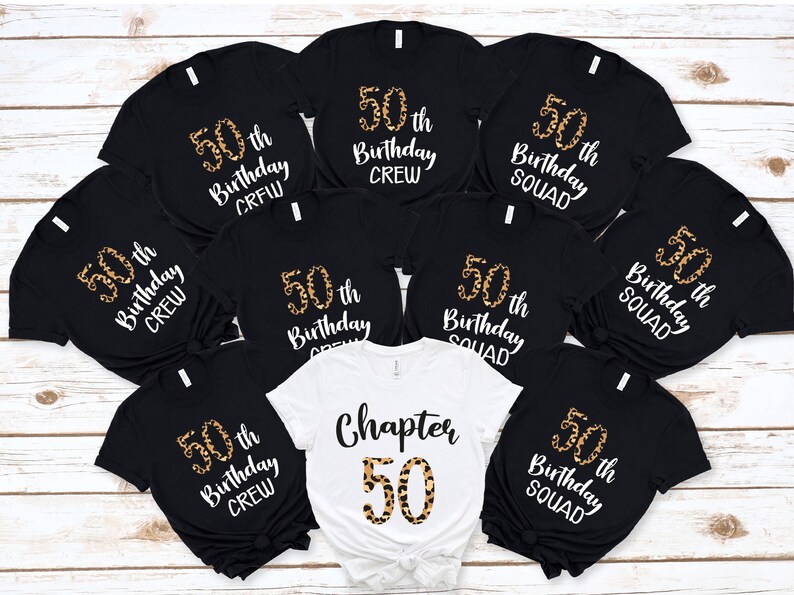 50th Birthday Shirt 50th Birthday Crew Shirt for Woman - Etsy