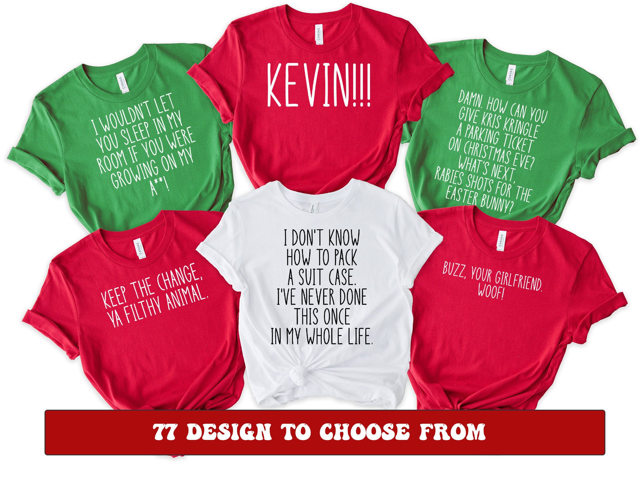 Home Alone Shirt Kevin - Etsy