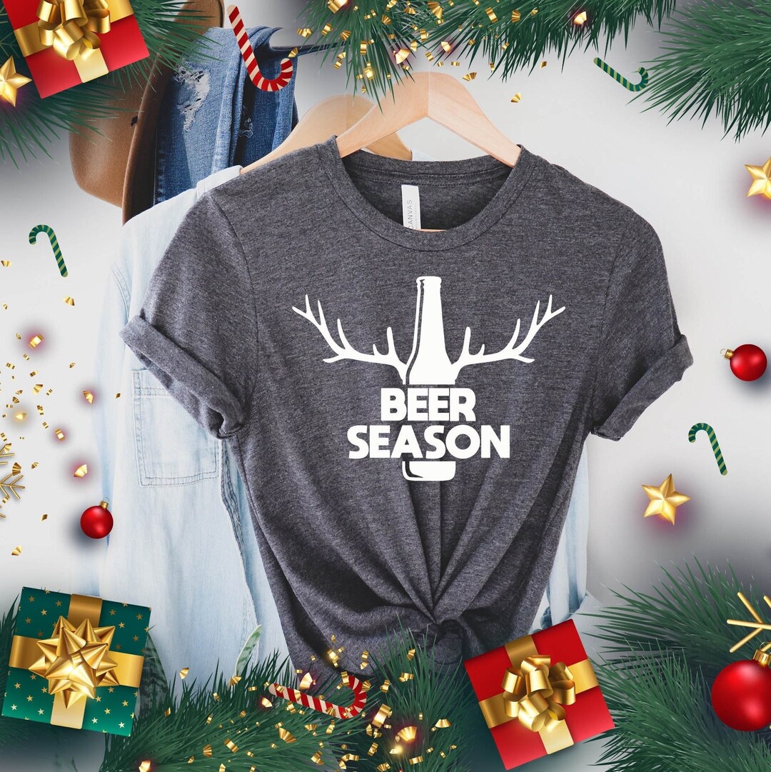 Beer Season Shirt Drinking Shirt Funny Shirt Dad Shirt, Deer Hunting