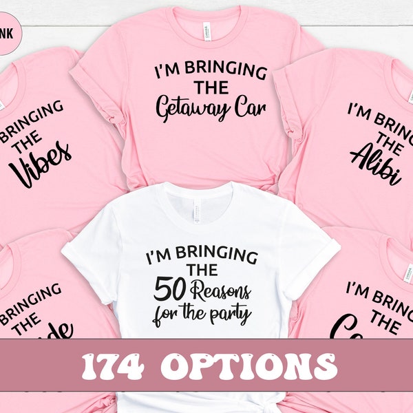 174 OPTIONS 50th 60th Birthday Party Shirts,Funny Birthday Group Shirts, Funny Birthday Trip Shirt, 50th Birthday, Birthday Gift for Women