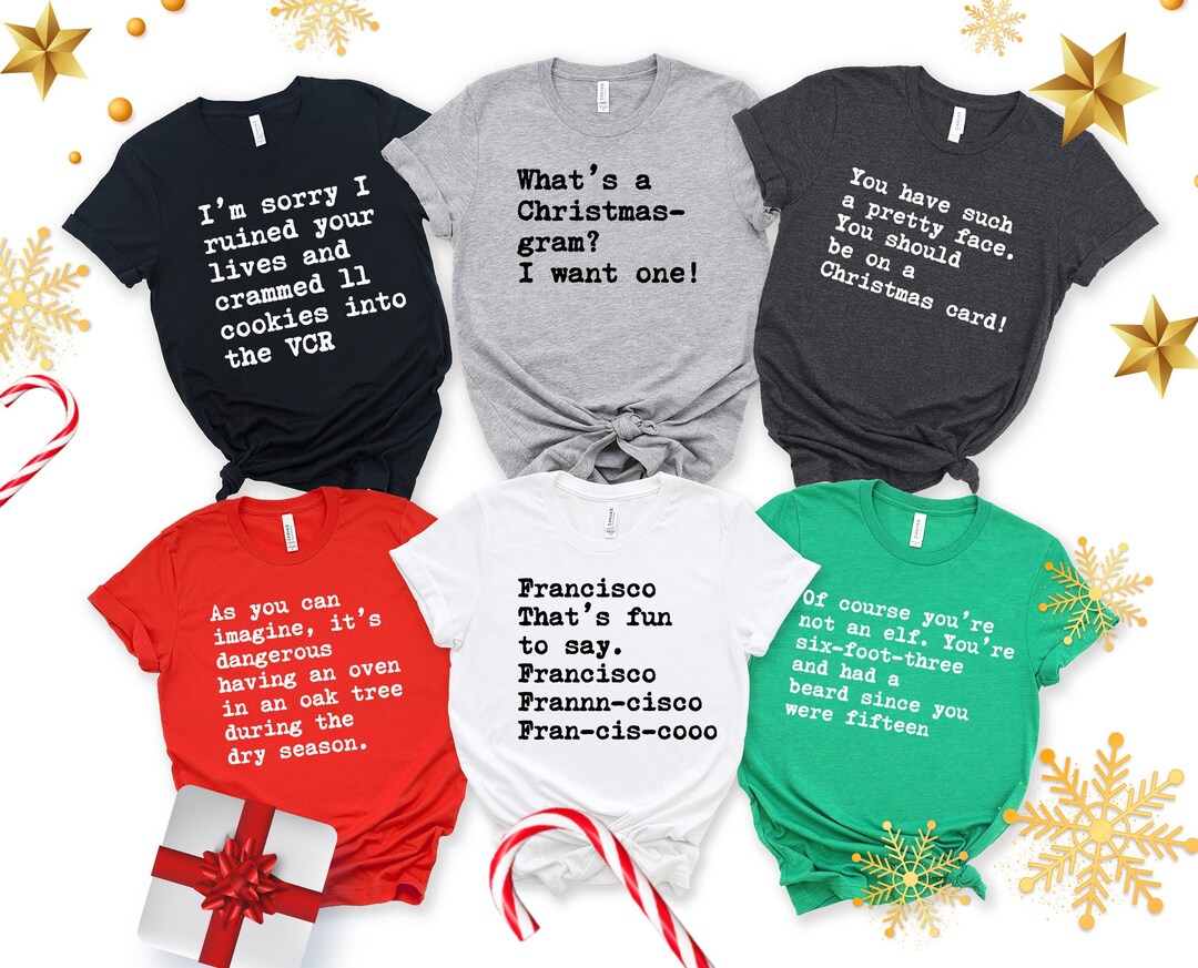 Buddy the Elf Shirts, Elf Movie Quote, Cotton Headed, Christmas Shirts