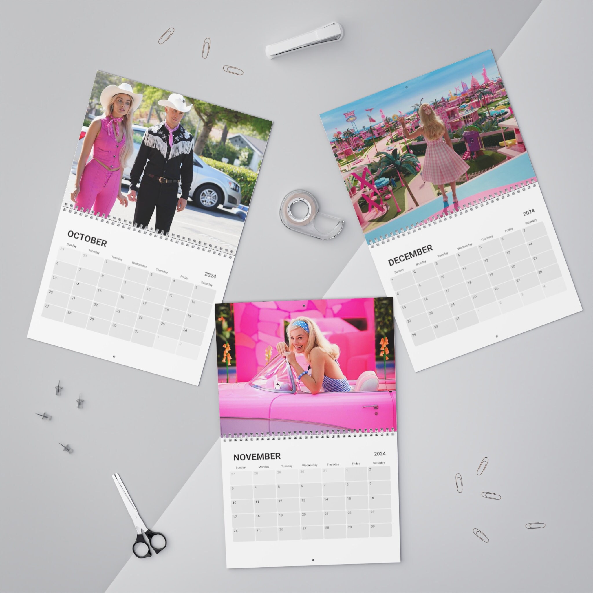 Barbie 2024 Calendar Wall Calendar 2024 Barbie Fan Gift sold by