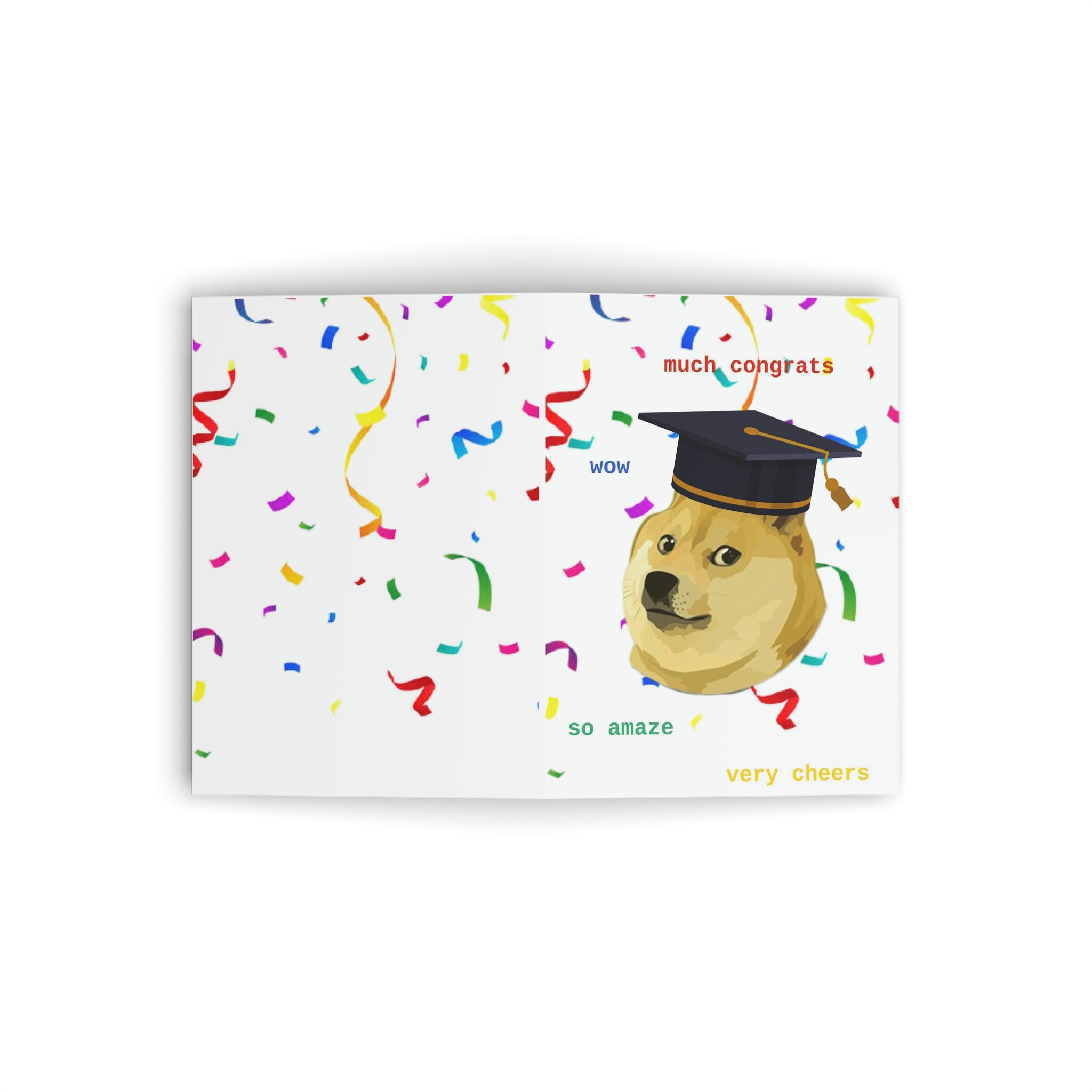 Funny Doge Meme Graduation Card | Doge Meme Card | Graduation Gift | School  Graduation Card | College Graduation Card | Graduation 2023 - Etsy, image size:2048x2048