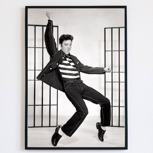 Elvis Presley Wall Art / Elvis Presley Jailhouse / Elvis Presley Print / Elvis Presley Poster / Printable Wall Art / Printable Home Decor