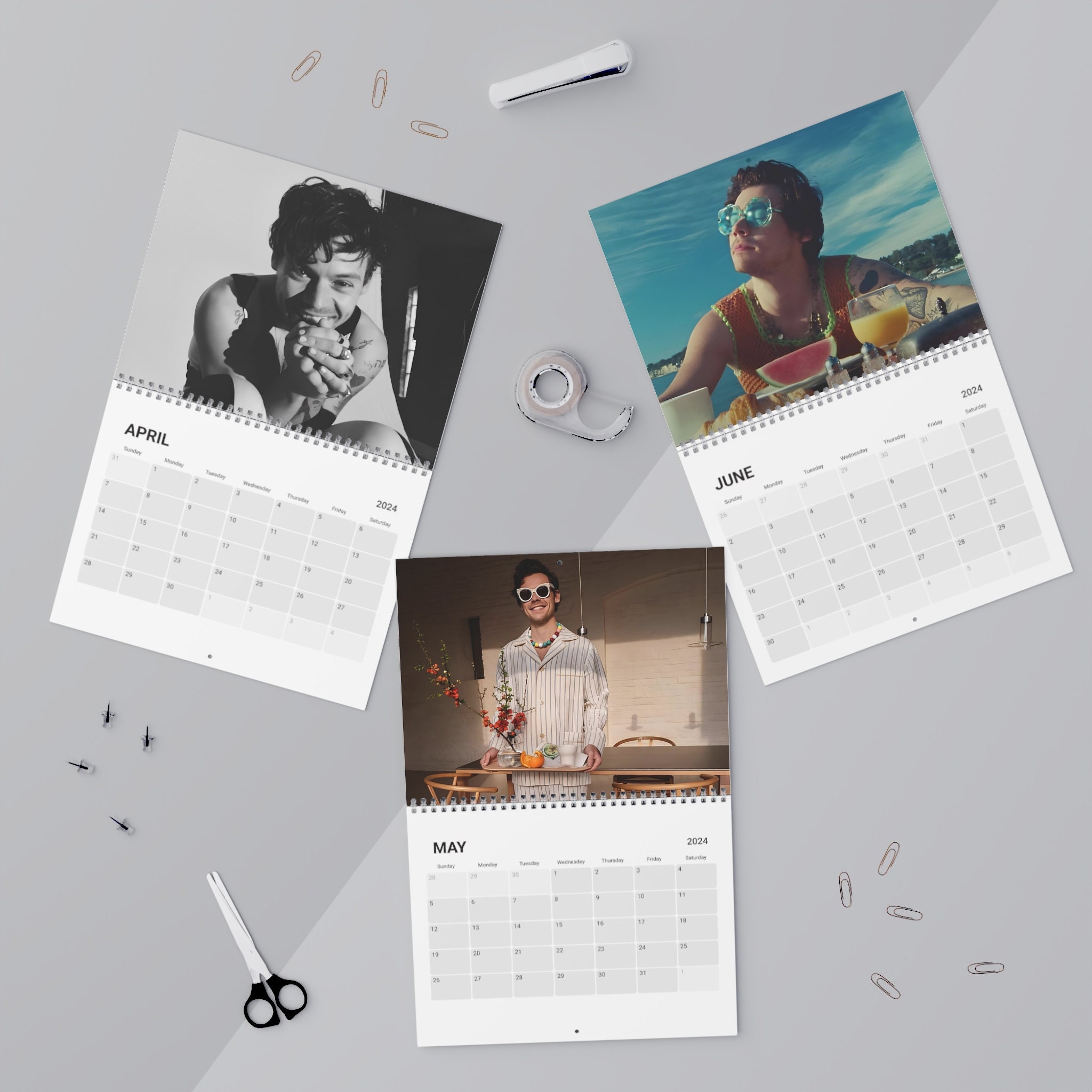 Harry Calendar 2024 Celebrity Calendar 2024 Wall Calendar sold by