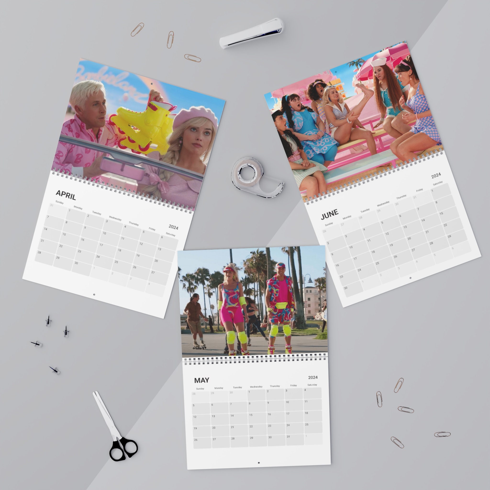 Barbie 2024 Calendar Wall Calendar 2024 Barbie Fan Gift sold by