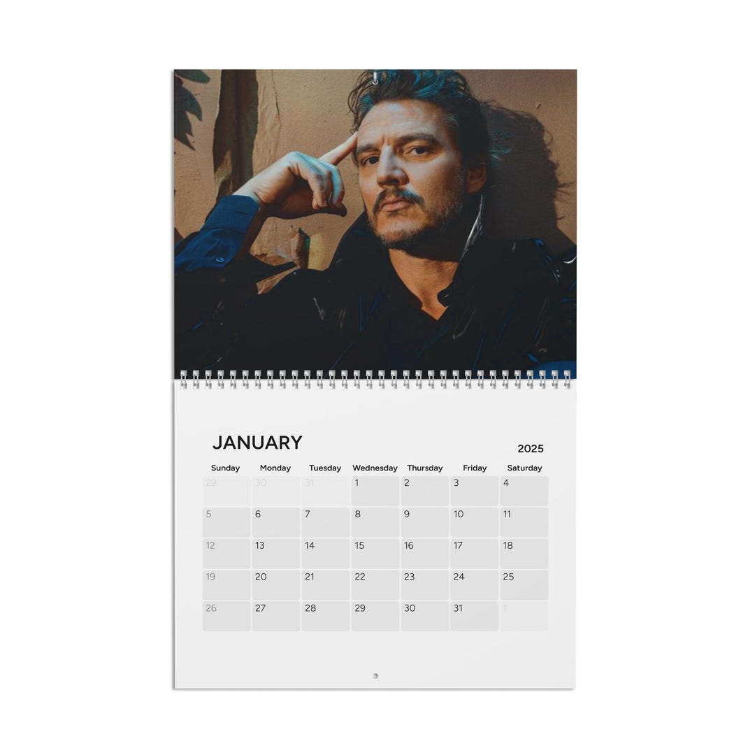 Pedro Pascal Calendar 2025 Schedule 