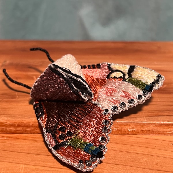 Mignonne Gavigan moth brooch