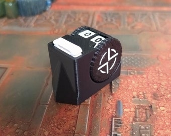 Warhammer 40K Wound Counters with Battle Shock Indicator and Dice Drawer