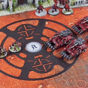 Legions Imperialis Objective Markers - Super Thin 3D Printed Plastic - Set of 6