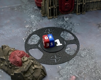 Score Cubes und Ziele, kompatibel mit Kill Team 2024 (3rd Edition)