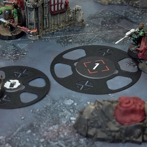 Kill Team 2024 (New Edition) Super Thin Objective Markers and Equipment Control Markers