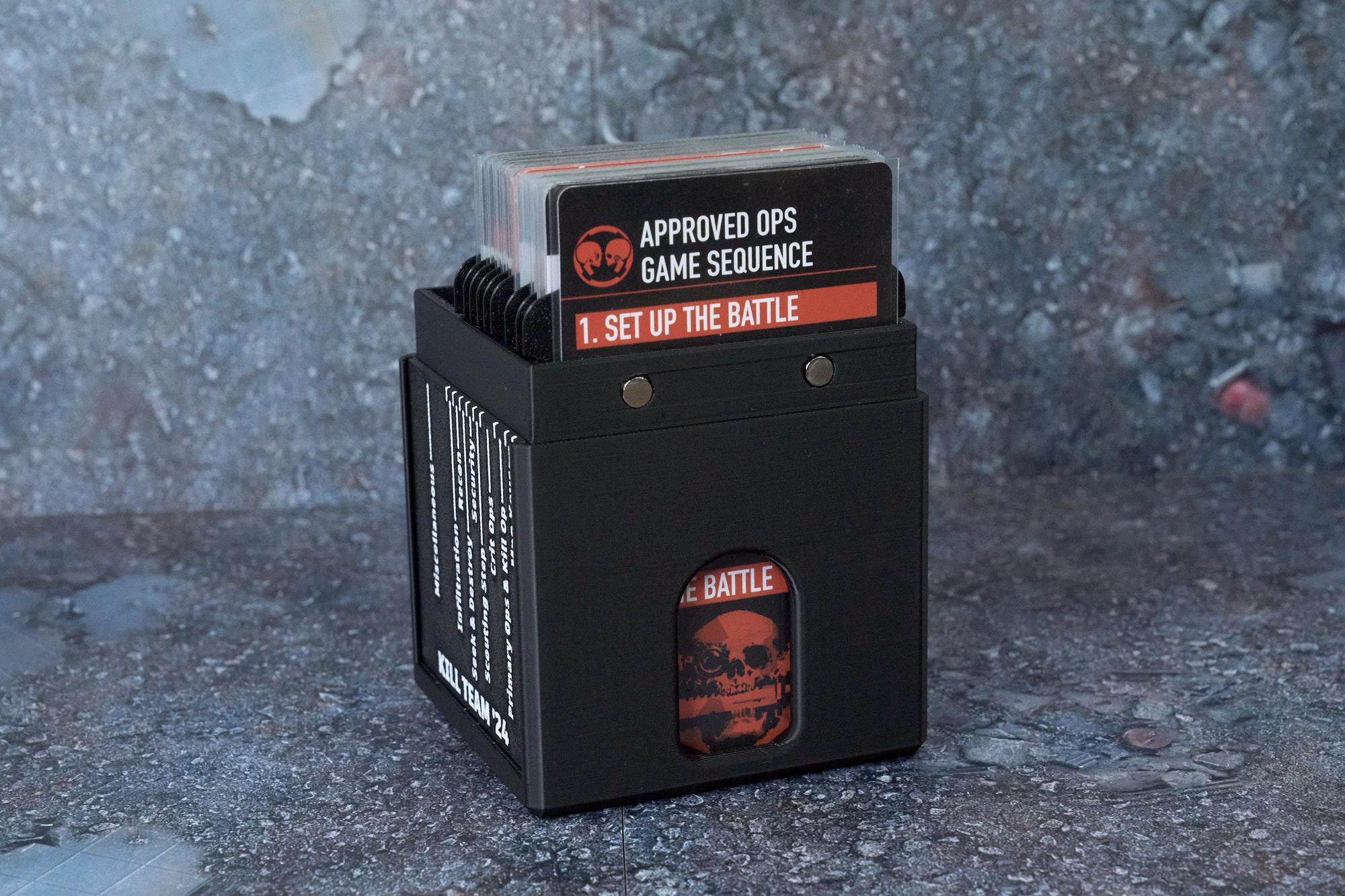kill team card sleeves Red Card Sleeves