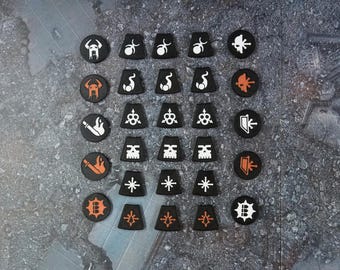 Kill Team &#39;24 (3rd Edition) 3mm Faction Tokens