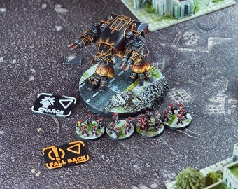 Ordnungs-Tokens, kompatibel mit Warhammer Legions Imperialis. 55er Set