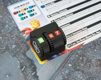 Kraft und Ausdauer Zähler, Kompatibel mit Marvel Crisisstecken
