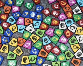3 mm Bestell-Token, 15er Set, Neue Farben! Kompatibel mit Kill Team 2024 (3rd Edition)