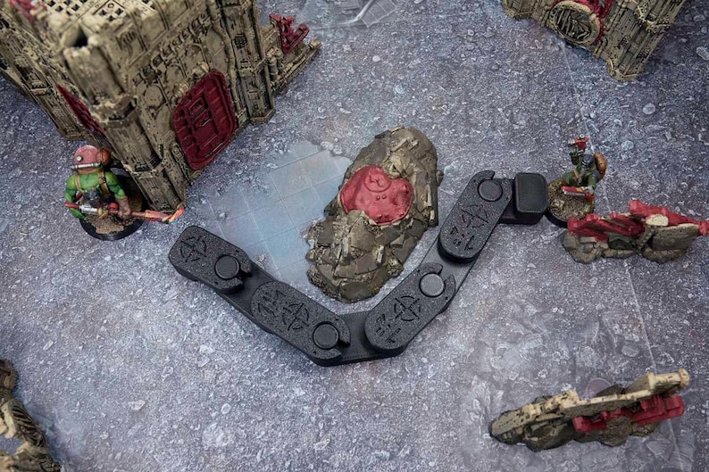 Kill Team Segmented, pull apart, Measure Snake - measure accurately around corners image 1