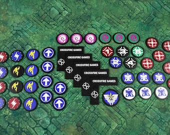 3mm Universal Marker Set, Compatible with StarCraft: TMG