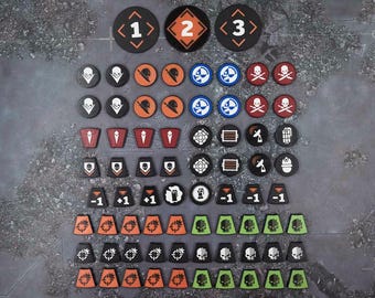 Kill Team &#39;24 (3e editie) universele tokenset van 3 mm