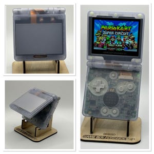 Gameboy Advance Sp Ips Screen Laminated Gba V5 Clear Glacier Nintendo Gba Sp