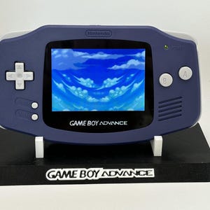 Nintendo Gameboy Advance IPS USB-C 1800 mAh Backlit Screen V5 Game Boy Indigo