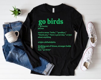 Go Birds Definition SVG | Eagles | Fotboll | Philly