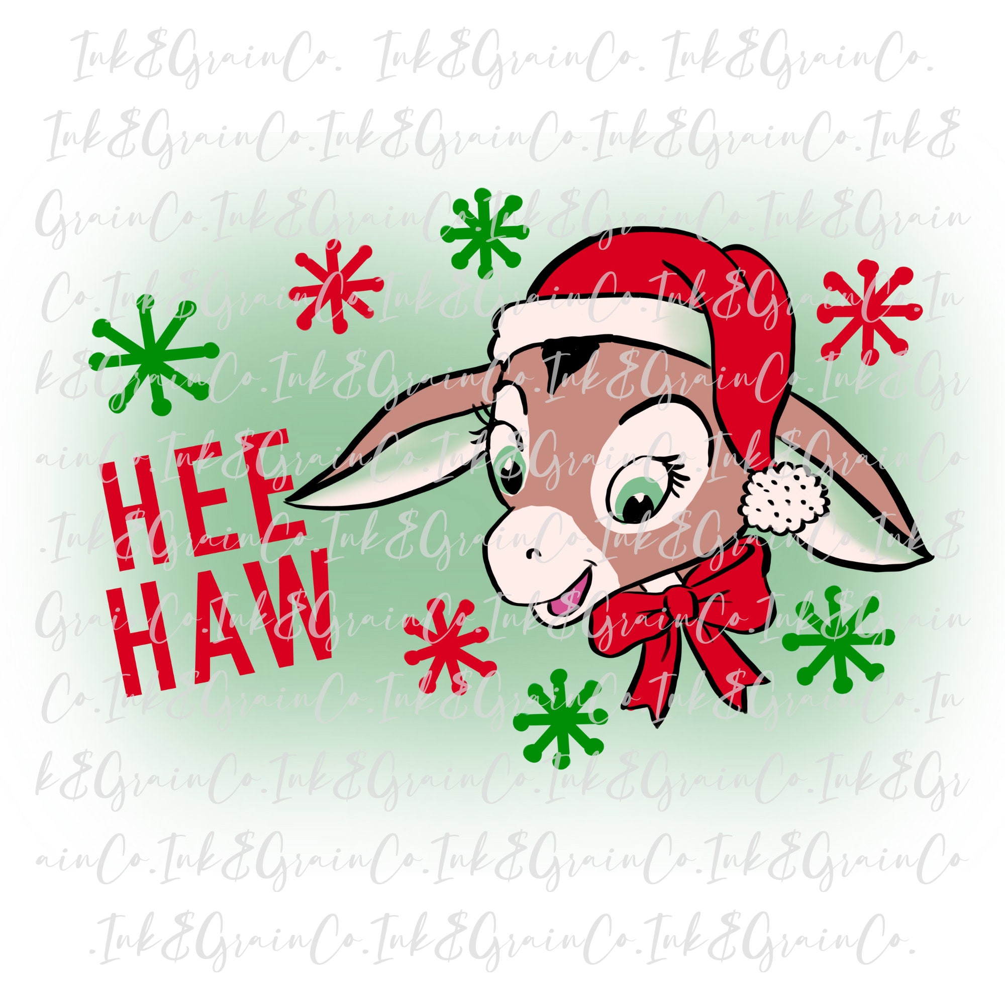 Dominic the Donkey PNG - Etsy