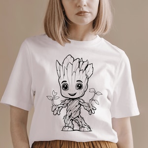 Baby Tree Svg, Baby Superhero Svg, Plik dla Cricut, Pliki do druku, Pliki Cricut, Cool Svg, Sarkastyczny Svg, Sylwetka, Pliki do cięcia