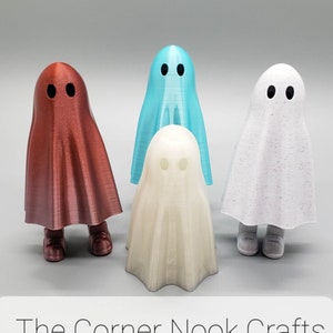 Articulating Ghost with Sneakers/Halloween/Gift/Kids/3D Print/Desk Ornament